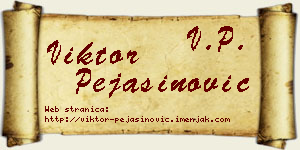 Viktor Pejašinović vizit kartica